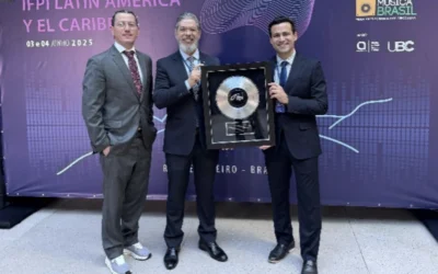 Ministerio de Justicia y Seguridad Pública de Brasil recibe Disco de Platino Honorario en la Reunión Regional IFPI Latin America & Caribbean